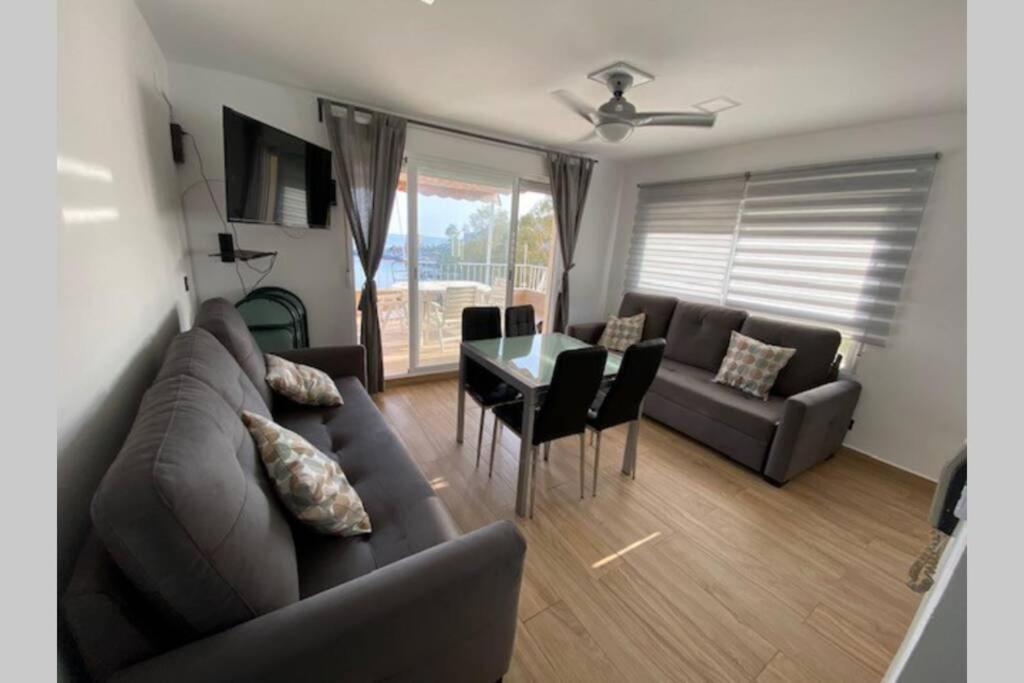 Magnifico Apartamento Con Vistas Al Mar, 1ª Linea Альмуньекар Экстерьер фото