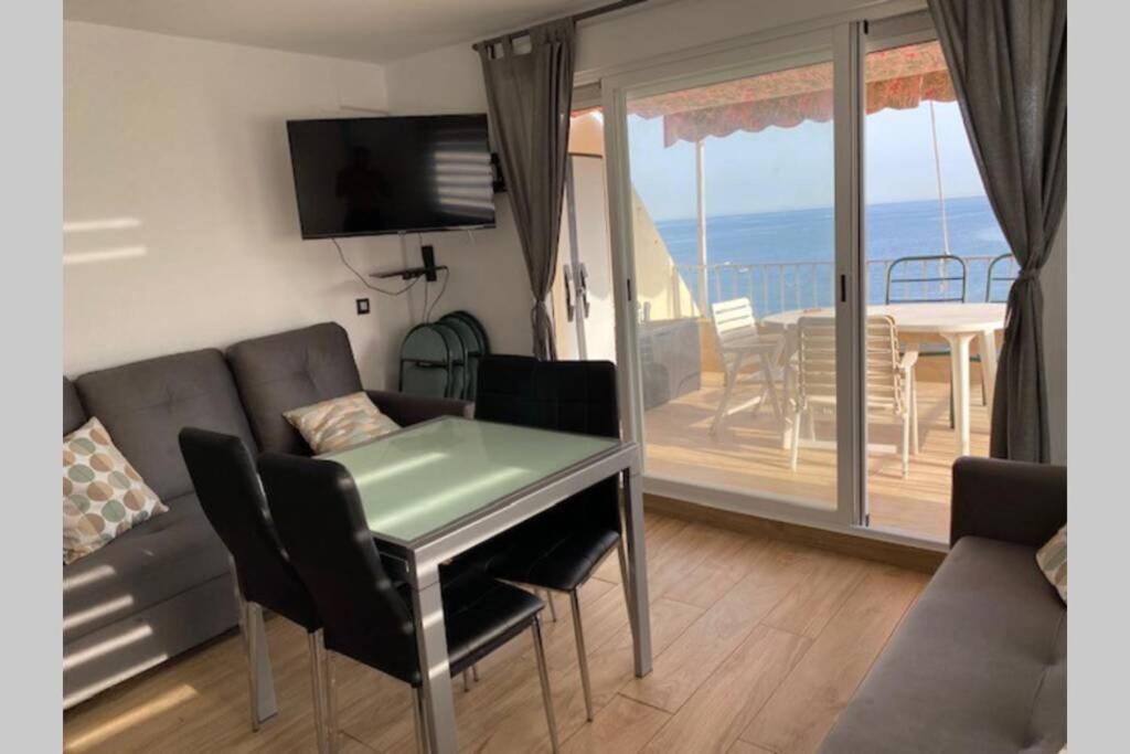 Magnifico Apartamento Con Vistas Al Mar, 1ª Linea Альмуньекар Экстерьер фото